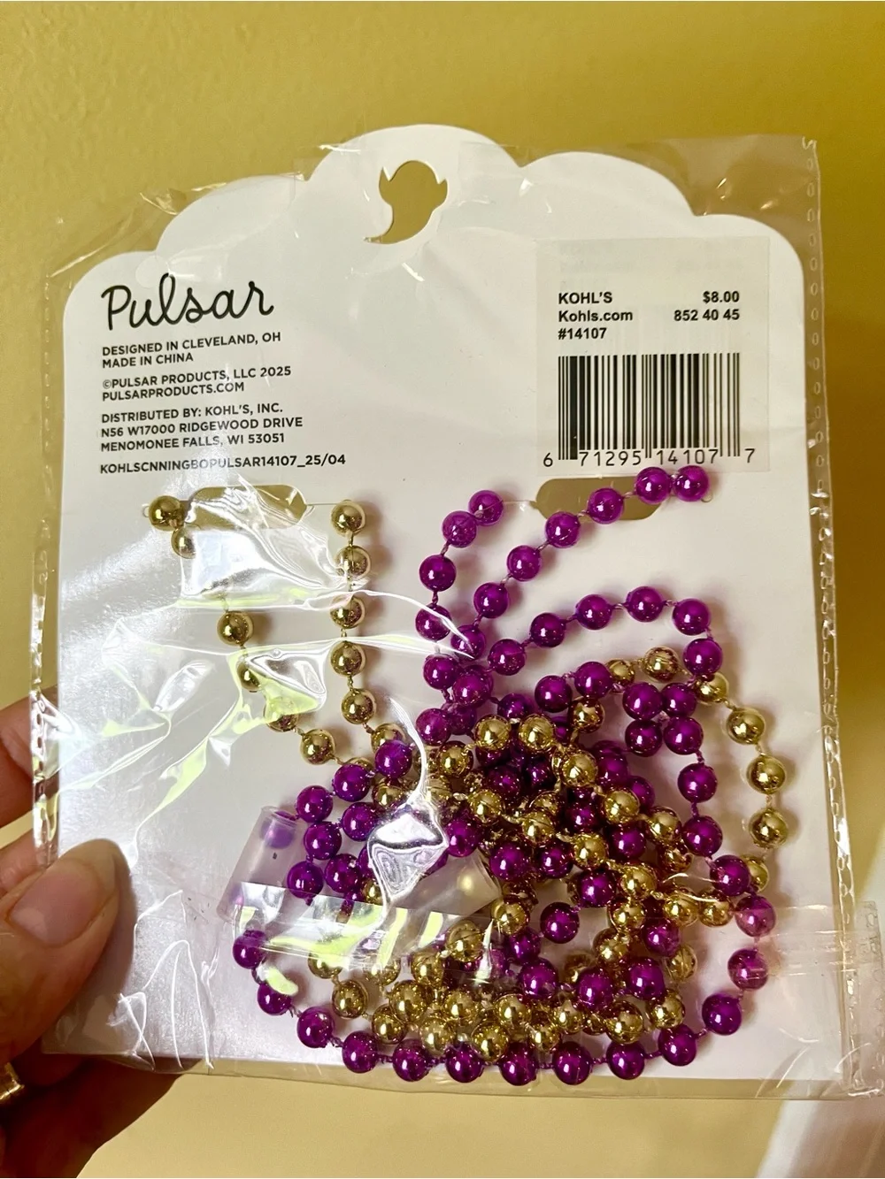 Pulsar beaded halloween